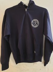 long beach island zipper hoodie