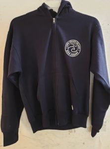 long beach island zipper hoodie