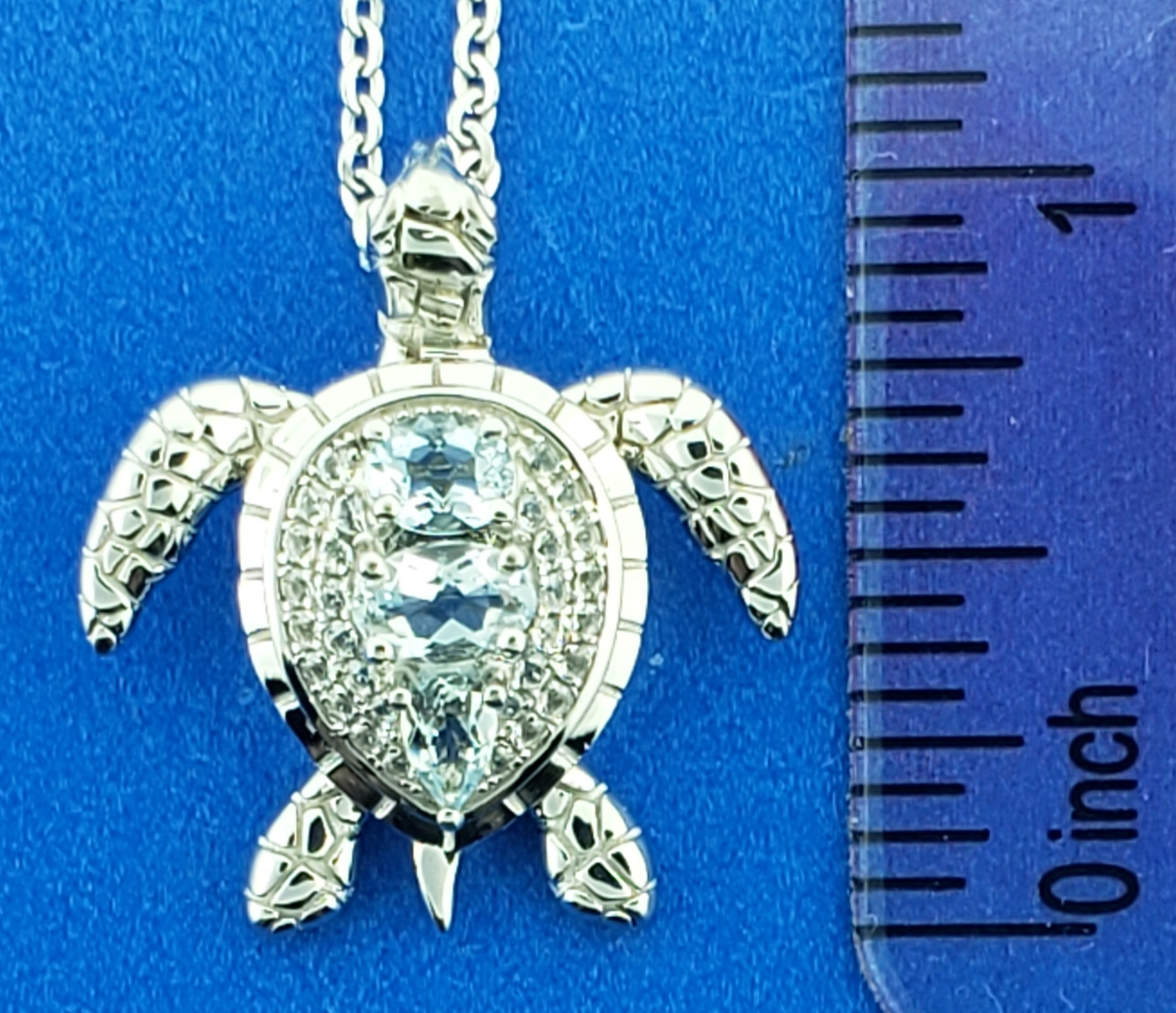 Alamea Sea Turtle Pendant, Sterling Silver 7 Alamea Sea Turtle Pendant, Sterling Silver - Image 7