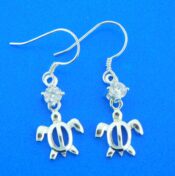 alamea honu sea turtle dangle earring