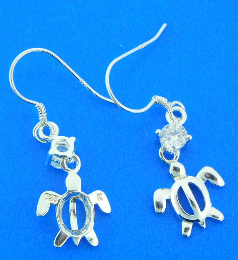 alamea honu sea turtle dangle earring