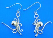 sterling silver alamea octopus earrings