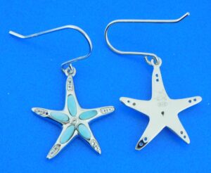 alamea larimar starfish earrings
