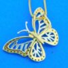 Denny Wong Butterfly Necklace, 14K 2-Tone