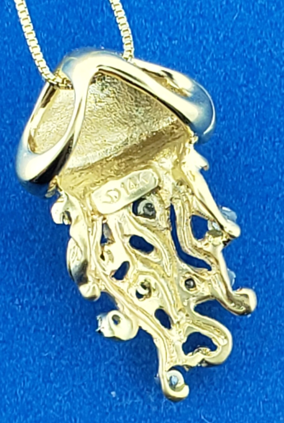 Steven Douglas Jellyfish Pendant, 14K 6 steven douglas 14k jelly fish diamond pendant