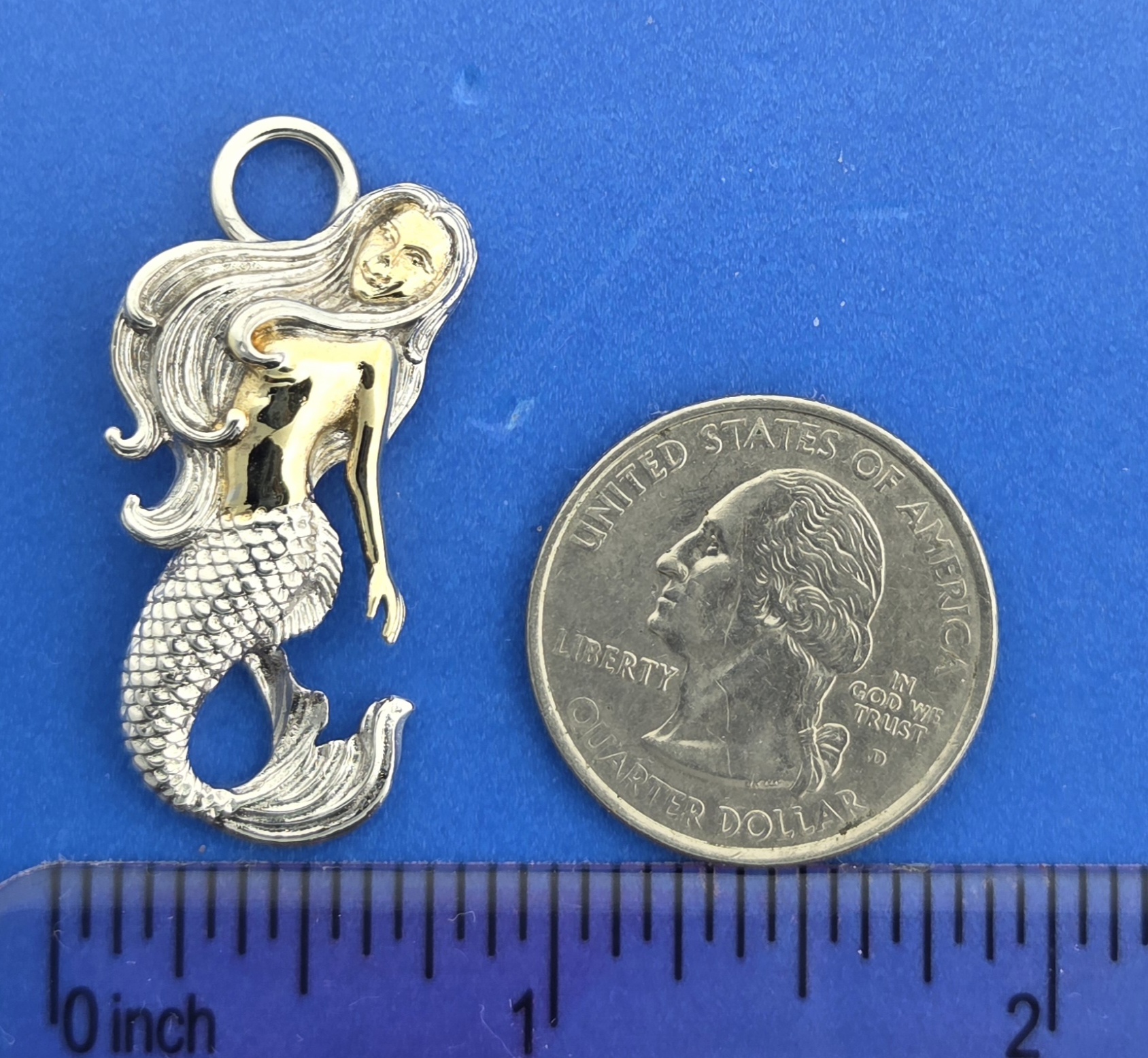 Kovel Mermaid Bracelet Topper, Sterling Silver 4 Kovel Mermaid Bracelet Topper, Sterling Silver - Image 4