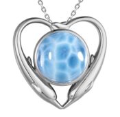 DOLPHIN HEART PENDANT 600-81-01