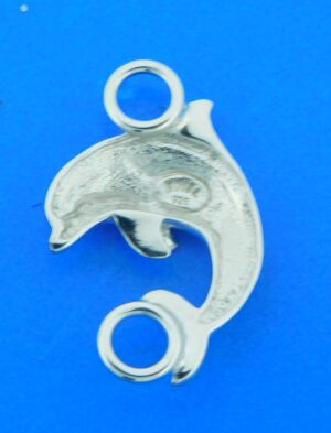 kovel dolphin bracelet topper opal & sterling silver