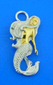 sterling silver mermaid bracelet topper