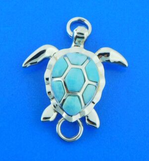 sterling silver sea turtle bracelet topper