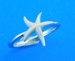 alamea sterling silver starfish ring