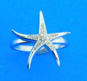 alamea sterling silver starfish ring