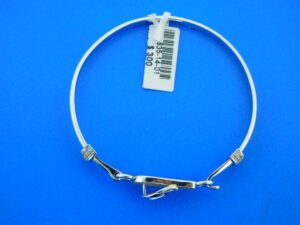 sterling silver alamea flip flop bracelet