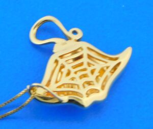 14k manta ray pendant