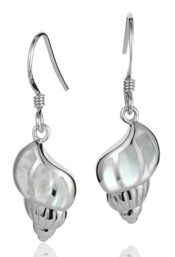sterling silver alamea conch earrings-032-52-01