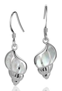 sterling silver alamea conch earrings-032-52-01