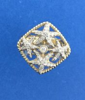 Starfish Diamond Ring, 14K