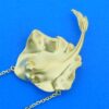14k diamond stingray pendant