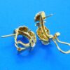 14k sealife diamond earrings