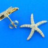 starfish earrings 14k & diamonds