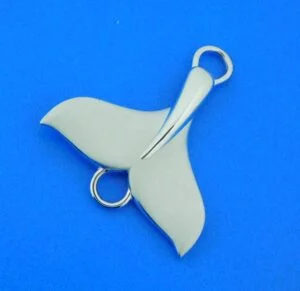 Alamea Whale Tail Bracelet Topper, Sterling Silver
