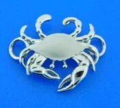 sterling silver blue crab bracelet topper