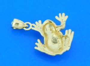 14k frog charm/pendant