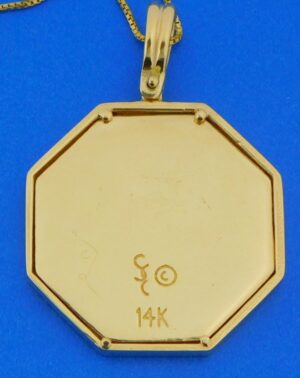 14k sailor's valentine necklace