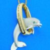 denny wong dolphin hoop pendant