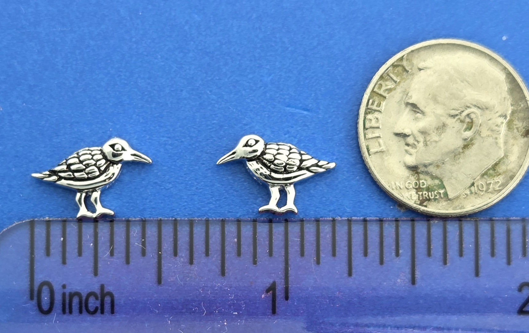 Sandpiper Earrings, Sterling Silver 5 Sandpiper Earrings, Sterling Silver - Image 5