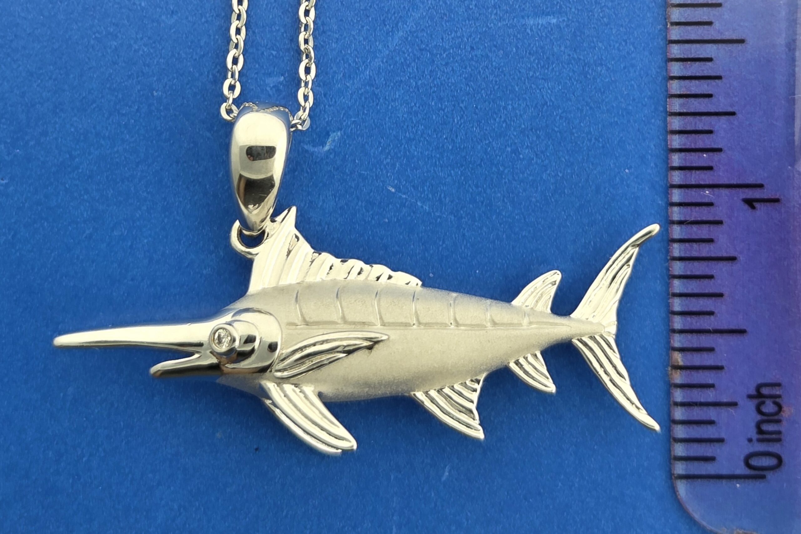 Alamea Marlin 3D Pendant, Sterling Silver 8 Alamea Marlin 3D Pendant, Sterling Silver - Image 8