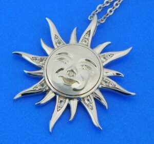 sterling silver alamea sun pendant