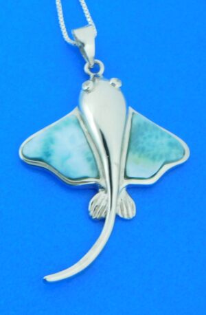 sterling silver stingray pendant