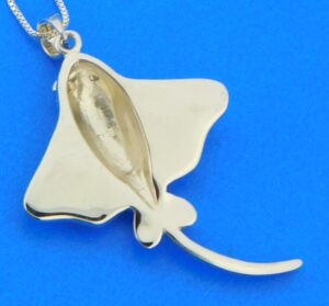 sterling silver stingray pendant