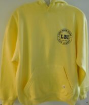 lbi hoodie soft yellow