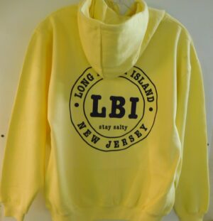 lbi hoodie soft yellow