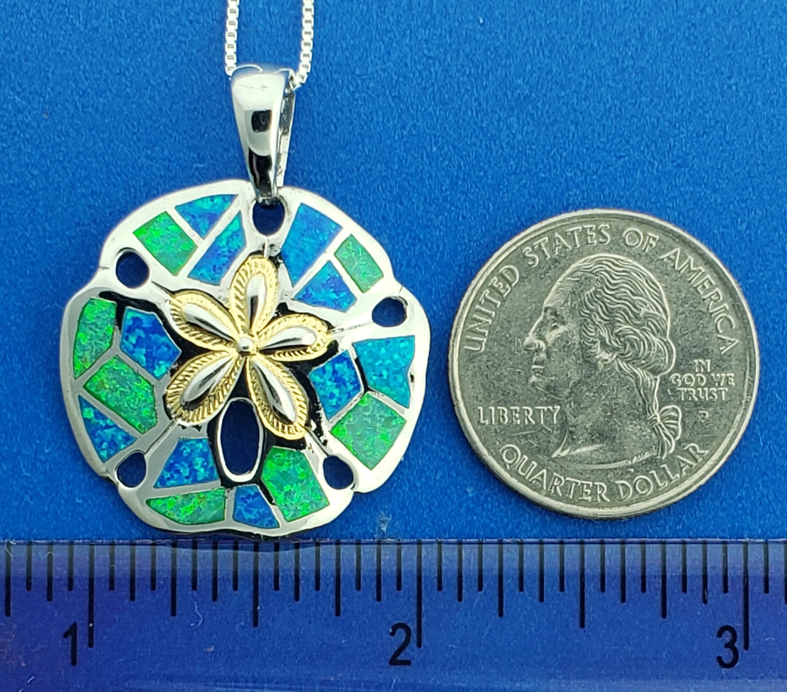 Kovel Sand Dollar Pendant, Sterling Silver 3 Kovel Sand Dollar Pendant, Sterling Silver - Image 3