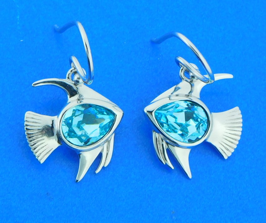 Fish Earrings by TheFluidLine on DeviantArt