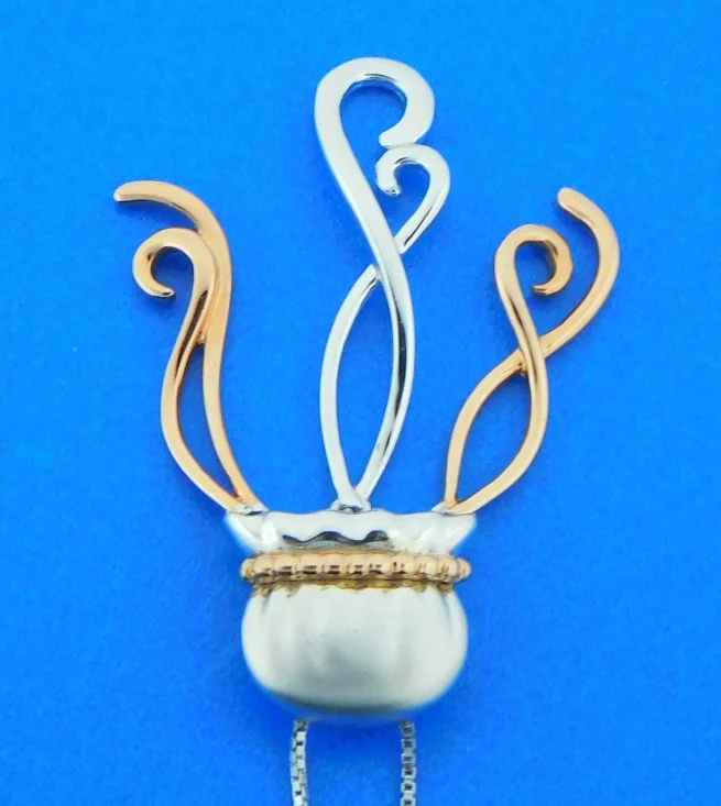 sterling silver penny james jellyfish pendant