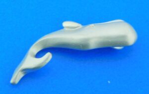 sterling silver whale bracelet topper