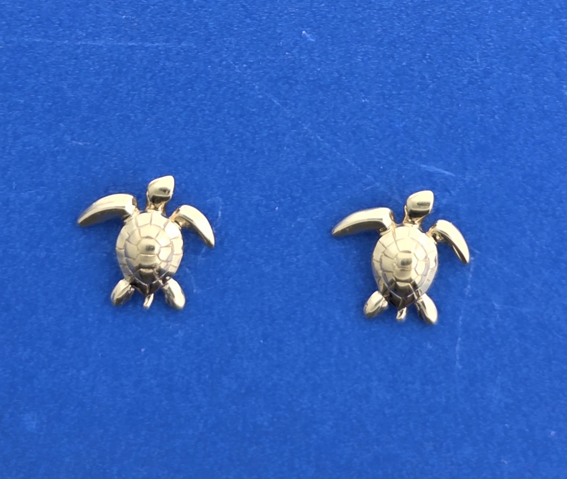 Alamea Sea Turtle Post Earrings, 14k 1 Alamea Sea Turtle Post Earrings, 14k