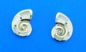 sterling silver nautilus shell & mother of pearl