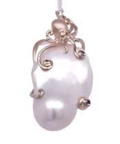 Denny Wong Octopus Pearl Pendant, 18K