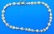 14k sea life anklet