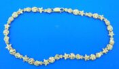 14k sea life anklet