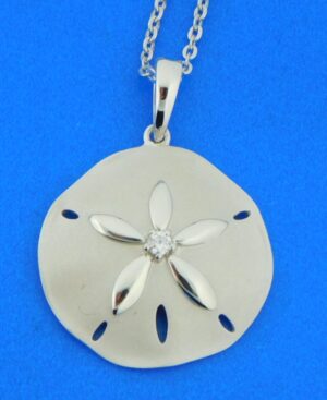 sterling silver alamea sand dollar pendant
