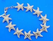 alamea starfish bracelet sterling silver pink gold plated.