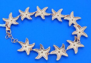 alamea starfish bracelet sterling silver pink gold plated
