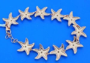 alamea starfish bracelet sterling silver pink gold plated