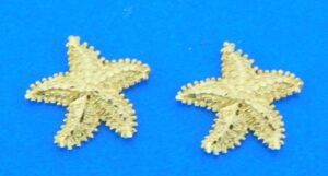 14k starfish post earrings